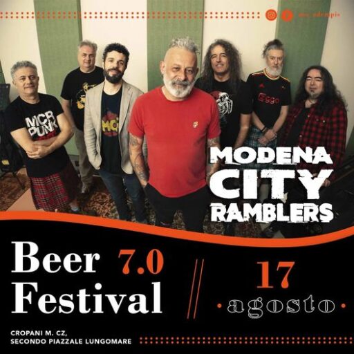 MODENA CITY RAMBLERS in concerto gratuito CROPANI MARINA 17/08/2024